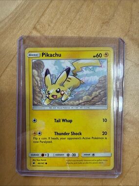 Pokemon Yellow Pikachu Card